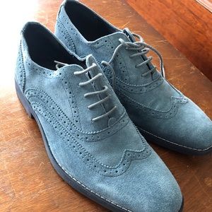 Worn once blue dress shoes (11) - Joseph abboud